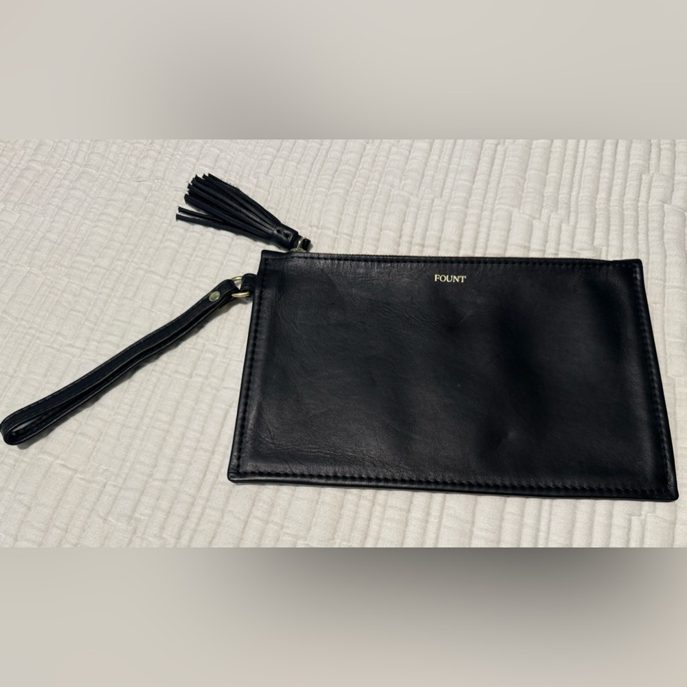 FOUNT-Finley Clutch Black (Peppercorn)